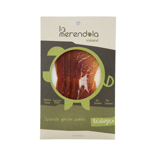 Jamón Serrano ecológico Lonchas LA MERENDOLA 75 g.