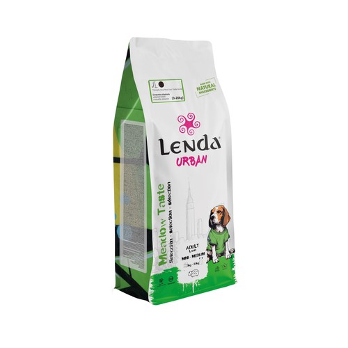 LENDA URBAN Alimento seco de perro con cordero meadow taste 2Kg