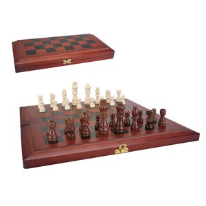 Imagen de Ajedrez Maleta 40X40 de Madera ONE TWO FUN ALCAMPO