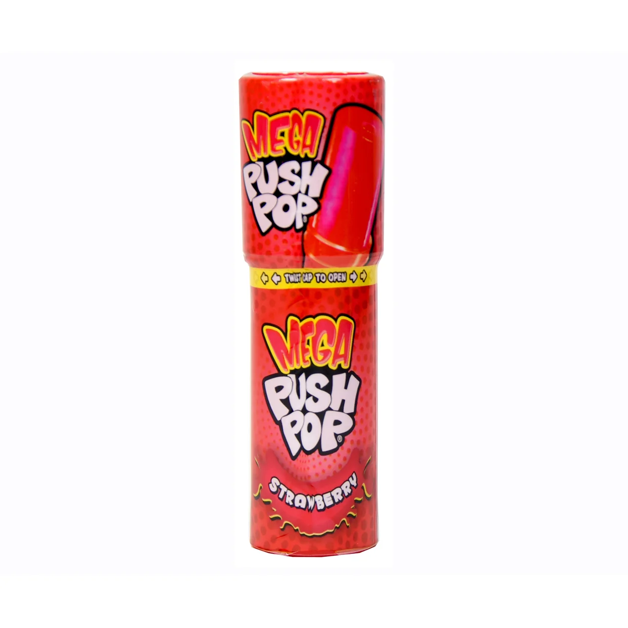 Caramelo push pop mega 30 g.