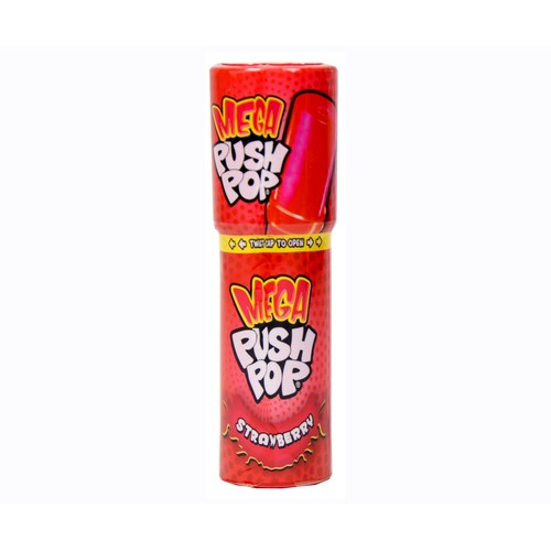 BAZOOKA Caramelo push pop mega 30 g.