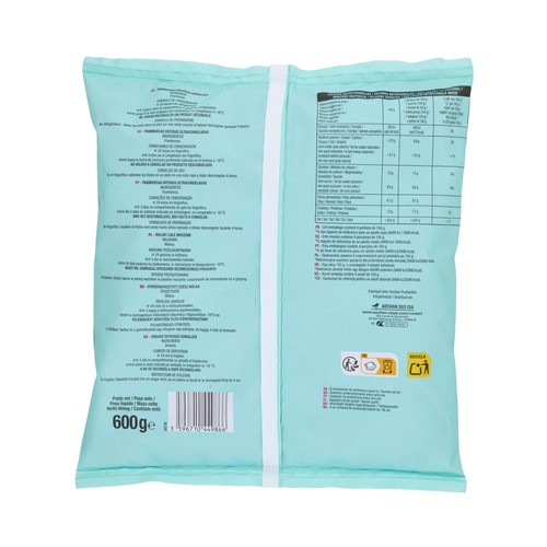 AUCHAN Frambuesas enteras ultracongeladas 600g