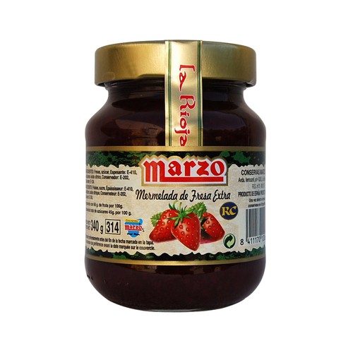 MARZO Mermelada de fresa 340 g.