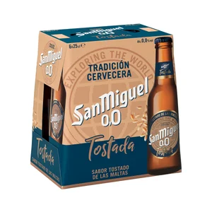 SAN MIGUEL Cerveza 0.0 % tostado