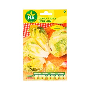 Imagen de Semillas Lechuga little gem cogollo pequeño, HA HUERTO Y JARDÍN.