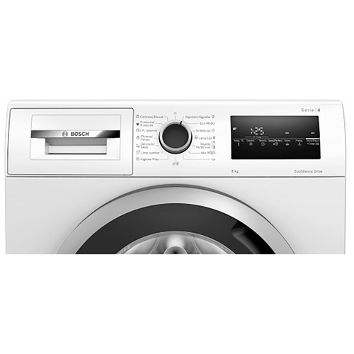 Lavadora BOSCH WAN 24267 8KG, Clasificación energética: C, 1200RPM, H: 84,8cm, A: 59,8cm, F: 55cm.