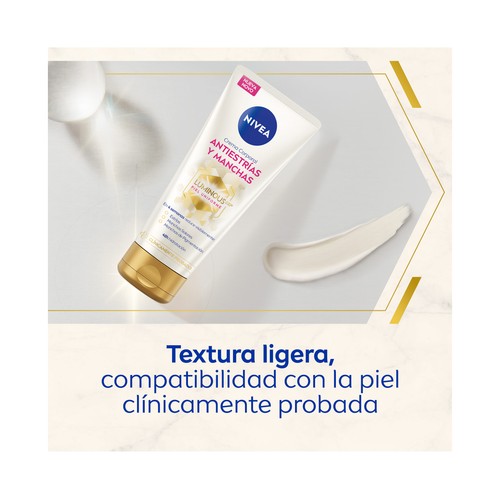 NIVEA Luminous 630º Crema corporal antiestrías y manchas, para todo tipo de pieles 200 ml.