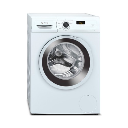 Lavadora BALAY 3TS283BA 8KG, color blanco, clasificación energética: A, 1200RPM, H: 87cm, A: 65cm, F: 68cm.