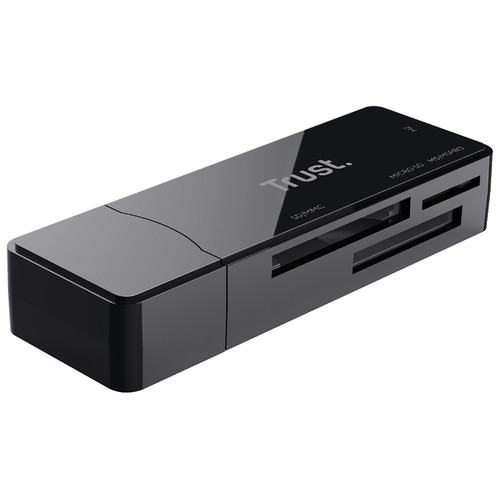 Lector de tarjetas compacto, USB 3.2 Gen1, TRUST.