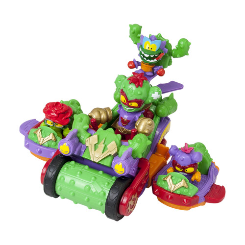 Conjunto de juego con figuras y vehículos Spike Roller SUPERTHINGS.