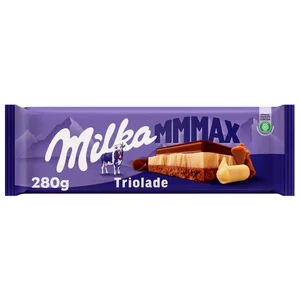 MILKA Chocolate con leche triolade 300 g.