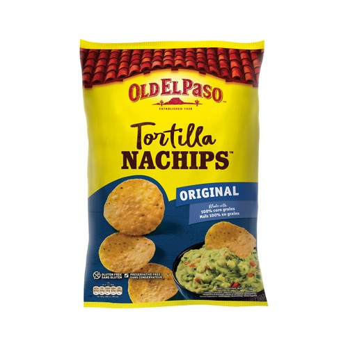 OLD EL PASO Nachos originales 185 g.