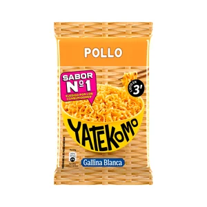 YATEKOMO Noodles fideos instantáneos sabor pollo gallina blanca 79 g.