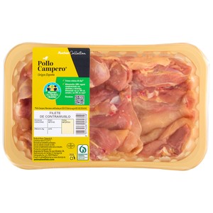 Alcampo Cultivamos LO Bueno Filetes de Contramuslo de Pollo Campero, Bandeja. 300 G