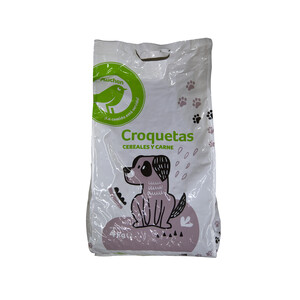 PRODUCTO ECONÓMICO ALCAMPO Comida para perro a base de croquetas de carne y cereales PRODUCTO ECONÓMICO ALCAMPO 4 kg.