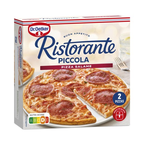 DR. OETKER Ristorante piccola Pizza de salami con base fina 280 g.