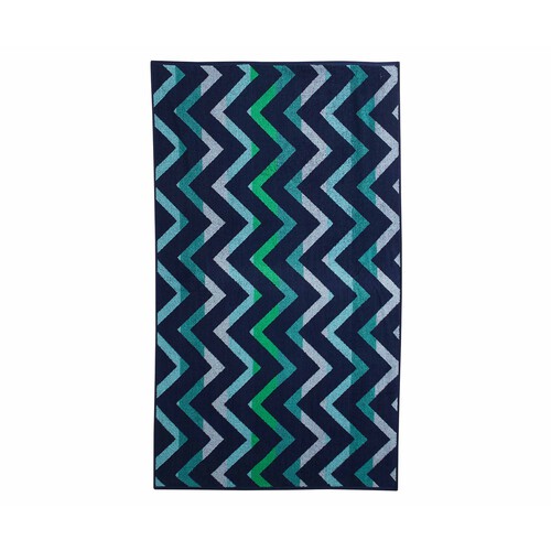 Toalla de playa jacquard velour 90x160cm, 100% algodón, 380g/m², ACTUEL. diferentes modelos, 1 unidad.