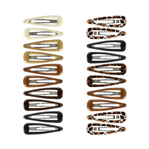 COSMIA Pinzas grandes para cabello, de 5 colores diferentes COSMIA 10 uds.