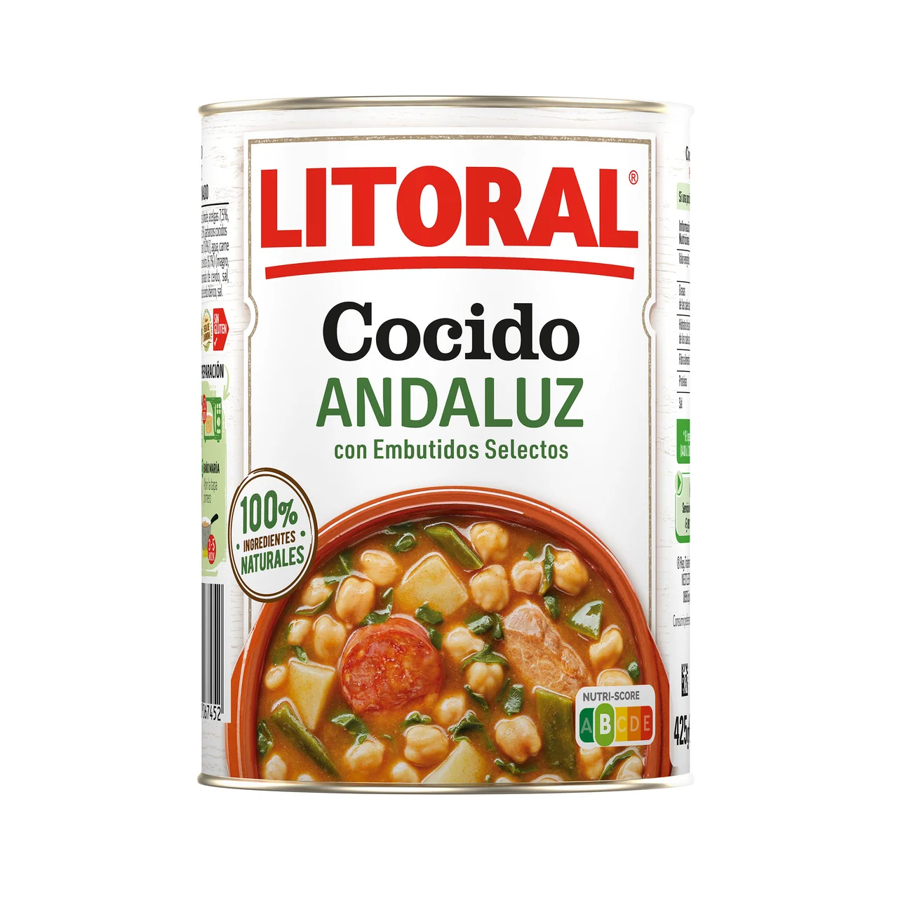 Cocido Andaluz lata de 425 g.