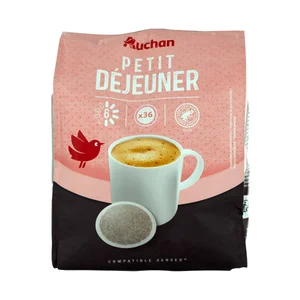 PRODUCTO ALCAMPO Café en cápsulas Lungo petit dejeuner I6, 36 uds.
