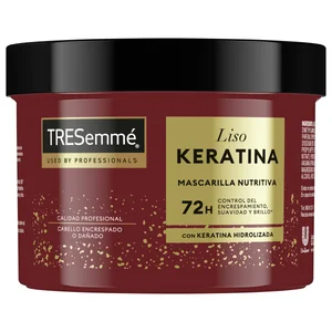 TRESEMMÉ Liso keratina Mascarilla capilar nutritiva intensiva para cabellos encrespados y sin brillo 440 ml.