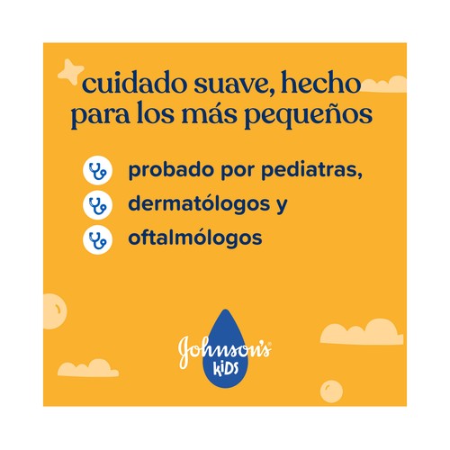 JOHNSON'S Kids Crema de peinado para cabello encrespado y rizado 200 ml.
