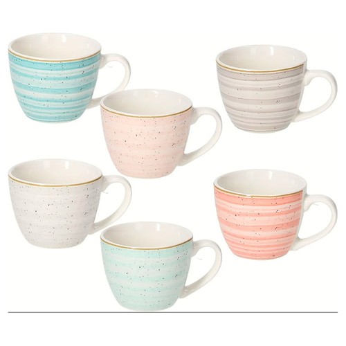 Taza de café de porcelana de 80cc, TOGNANA Iris Pepper Bamboo.