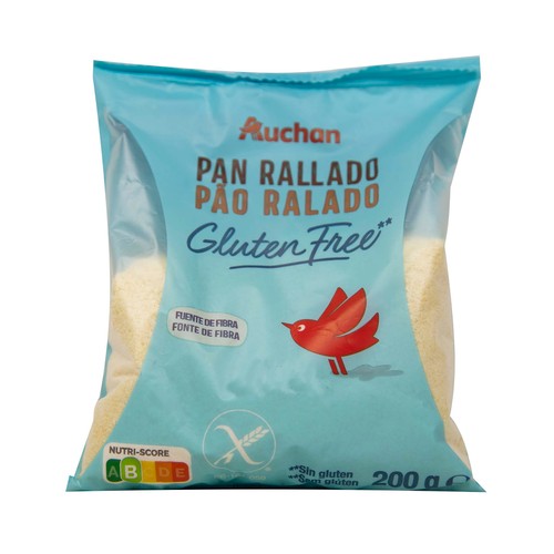 Pan rallado sin gluten PRODUCTO ALCAMPO 200 g.