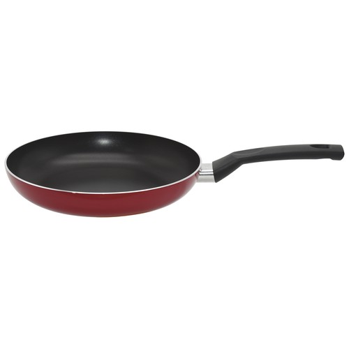 Sartén de aluminio 26cm. con revestimiento interior antiadherente ILAG, no apto para inducción, serie vitro roja ACTUEL. 
