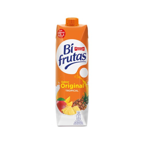 BIFRUTAS Leche con zumo de frutas tropicales BIFRUTAS de Pascual 1 l.