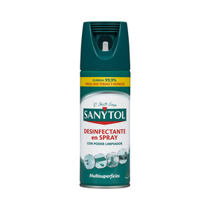 SANYTOL Desinfectante multisuperficies eficaz virus y bacterias, SANYTOL 400 ml.