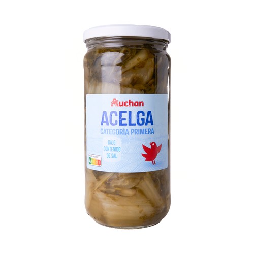 PRODUCTO ALCAMPO Acelgas contenido reducido en sal bote 425 g.
