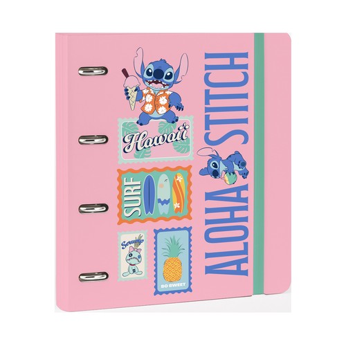 Carpeta 4 anillas polipropileno Disney Stitch. STITCH