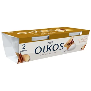 OIKOS Yogur griego con manzana y canela de Danone 2 x 110 g.