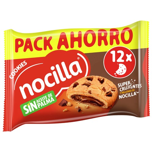 NOCILLA Galletas de chocolate con pepitas 240 g.