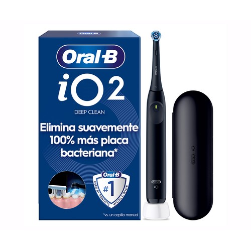 Cepillo de dientes eléctrico ORAL-B iO 2 Negro, 3 velocidades..