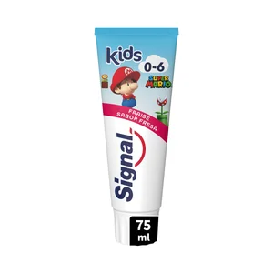 SIGNAL Kids Pasta de dientes infantil (0 - 6 años) sabor a fresa 75 ml.