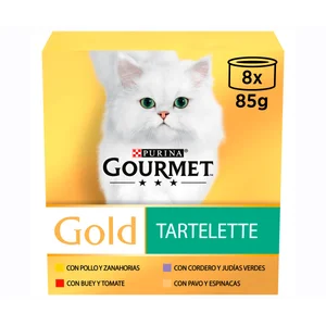 PURINA GOURMET Comida para gatos húmeda mix variado PURINA GOURMET 8 uds. 85 g.