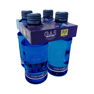 SOLAN DE CABRAS Agua con gas botella de vidrio 4 x 33 cl.