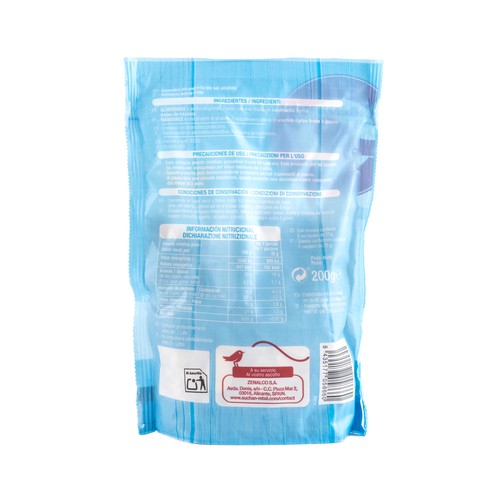 PRODUCTO ALCAMPO Almendras sin piel fritas, sin sal añadida 200 g.