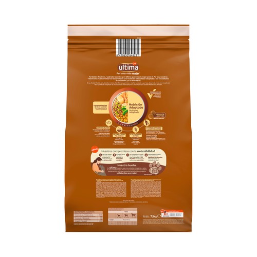 ULTIMA Alimento perro golden y labrador 7,5kg