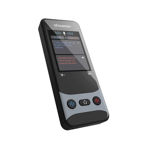 Traductor portátil ENERGY SISTEM Dark AI Translator, 160 idiomas disponibles, hasta una semana de autonomía