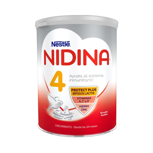 NIDINA 4 Leche (4) de crecimiento a partir de 24 meses 800 g.