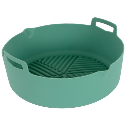Molde de silicona 20,5x7cm para airfryer, redondo. TABERSEO