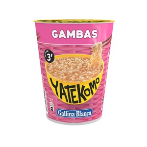 Imagen de YATEKOMO Fideos Orientales con sabor a gambas 60 g.