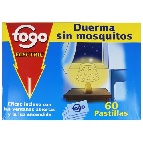 FOGO Recambio de repelente de mosquitos eléctrico en pastillas FOGO 60 pastillas