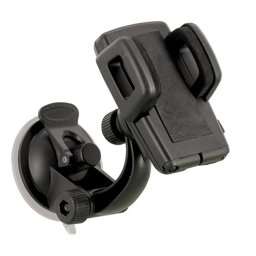 Soporte de smartphone universal para coche AUTO-T, fijación salpicadero y ventosa. (teléfono no incluido)