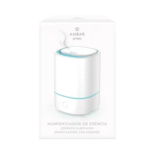 AMBAR Humidificador de esencia, con luz de ambiente.