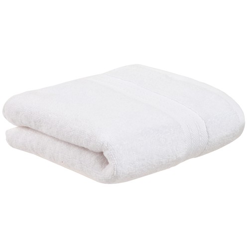 Toalla para tocador blanca 30x50cm algodón 400gsm modelo O Twist. ACTUEL