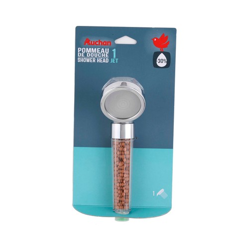 Alcachofa de ducha con filtro, 1 función, PRODUCTO ALCAMPO.